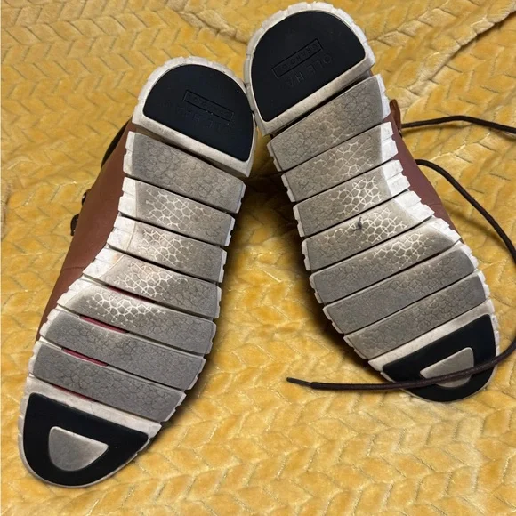 Cole Haan Men's Brown Leather Boots Size 12 - Picture 3 of 5